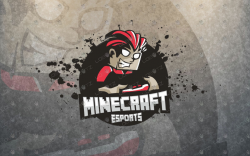 minecraft gamer mascot logo