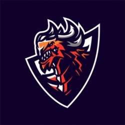 Dragon esport gaming mascot logo template Vector | Premium ...