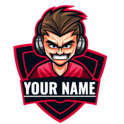 make a gaming logo for youtube or twitch channel