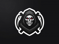 Grim Reaper Mascot Logo | Esports logo, Game logo design ...