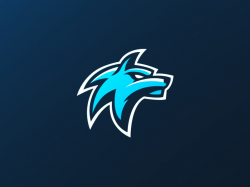 Blue Wolf esports gaming by Serbaneka Creative on Dribbble