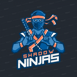 Cool Gaming Logo Maker Featuring a Dark Ninja Character 1747h