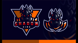 Corel Draw Tutorial Make Gaming Logo Shadow King by takevektor
