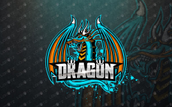 Dragon mascot logo dragon esports logo | Esports logo, Logo ...