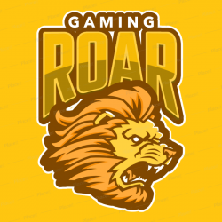 Gaming Logo Generator Featuring a Roaring Lion Graphic 484g-2333