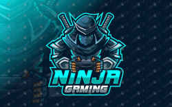 Ninja mascot logo gamer ninja esports logo | Esports logo ...