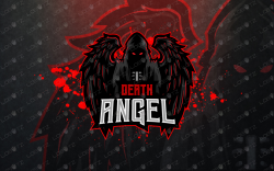 death angel mascot logo Reaper Mascot Logo reaper esports logo premade logo