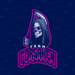 Gaming Logo Generator Featuring a Creepy Reaper Clipart 1745g