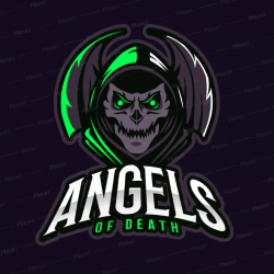 Gaming Logo Template Featuring a Creepy Skull Graphic 383s 2290