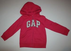 Details about New Baby Gap Outlet Pink Glitter Print Arch Logo Sweatshirt  Hoodie 5 Yr 5T NWT