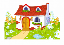 Download for free 10 PNG Garden clip art house top images at ...