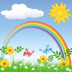 Rainbow Garden in 2019 | Rainbow garden, Rainbow flowers ...