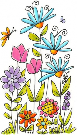 Flower drawing #clipart #patterns #colored #paintpatterns ...