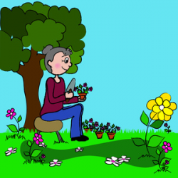 Animated garden clipart - Clipartix