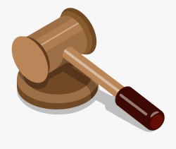 Judge Cartoon Gray - Cartoon Gavel Png #1729293 - Free ...