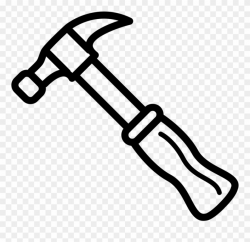 Hammer clipart hammer outline, Hammer hammer outline ...
