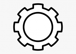 Gears Clipart Engine Gear - Gear Clipart Black And White ...