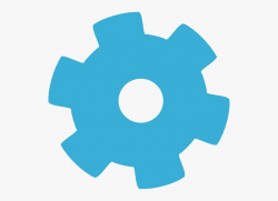 Blue Gear Wheel Svg Clip Arts 600 X 589 Px - Blue Gear Wheel ...