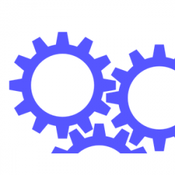 3 Blue Gears clipart, cliparts of 3 Blue Gears free download ...