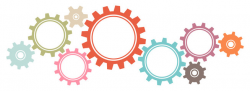 Gears Border Graphics Retro - Buy this stock vector and ...
