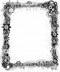 Black And White Frame clipart - Gear, Border, Circle ...