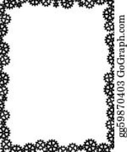 Gear Border Clip Art - Royalty Free - GoGraph