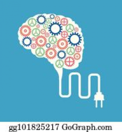 Brain Gears Clip Art - Royalty Free - GoGraph