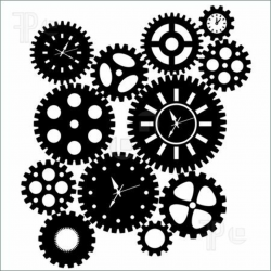 gears clipart | DIY Steampunk | clock cogs clipart ...