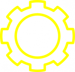 Yellow Gear Clip Art at Clker.com - vector clip art online ...