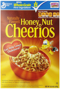 General Mills honey nut cheerios cereal 12.25 oz
