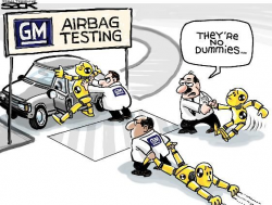 Sack cartoon: Airbags | Funny political cartoons ...