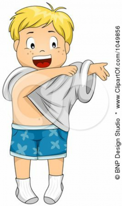 Free Rf Clip Art Illustration Of A Happy Cartoon Boy Getting ...
