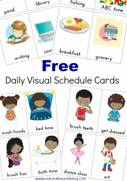 Extra Daily Visual Schedule Cards Free Printables | Kids ...