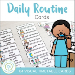Daily Routine Cards - Home Use by Little Lifelong Learners | TpT