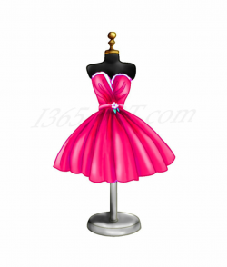Magentacktail dress clipart form illustration - Cliparting.com