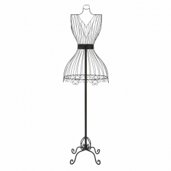 Black Metal Dress Form Mannequin. | Dress form mannequin ...
