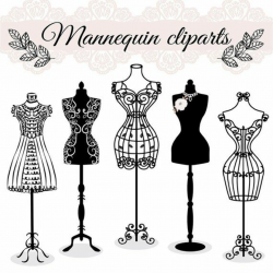 Premium VECTOR Hand draw mannequin, fashion, dress forms ...