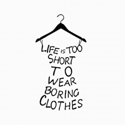 Amazon.com: Wall Decal Quote Dress Vinyl Sticker Decals Life ...