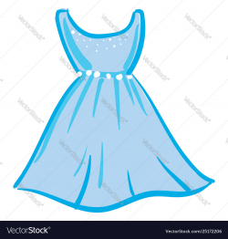 A luxury blue dress or color