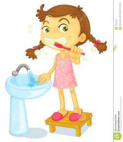 Girl getting dressed clipart 2 » Clipart Station