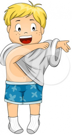 Wearing Clean Clothes Clipart