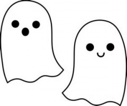 Cute Halloween Ghost Clipart - Clip Art Library