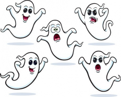 Five Flying Ghost Characters Clipart Image | +1,566,198 clip ...