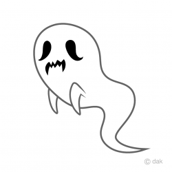 Free Scary Ghost Clipart Image｜Illustoon