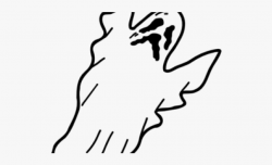 Spooky Clipart Scared - Scary Ghost Clipart , Transparent ...