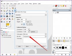 How to Fill See-Through Text With Image in GIMP