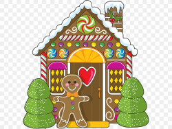 Gingerbread House Clip Art Christmas Clip Art, PNG ...