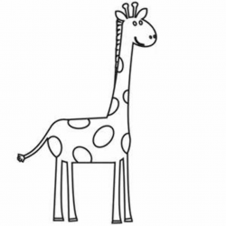giraffe Clip Art Black and White - Bing images | Cricut | Giraffe ...