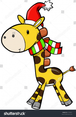Christmas giraffe clipart 7 » Clipart Station