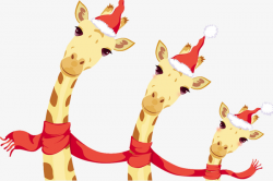 Christmas giraffe clipart 5 » Clipart Station